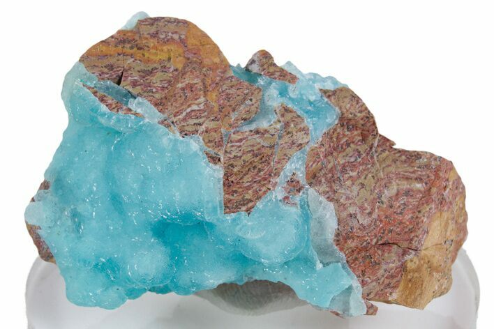 Glistening Sky-Blue Hemimorphite - Congo #348564